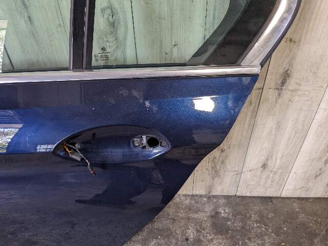17-21 OEM BMW M5 F90 G30 Rear Driver Left Aluminum Door Shell Panel Blue A89*