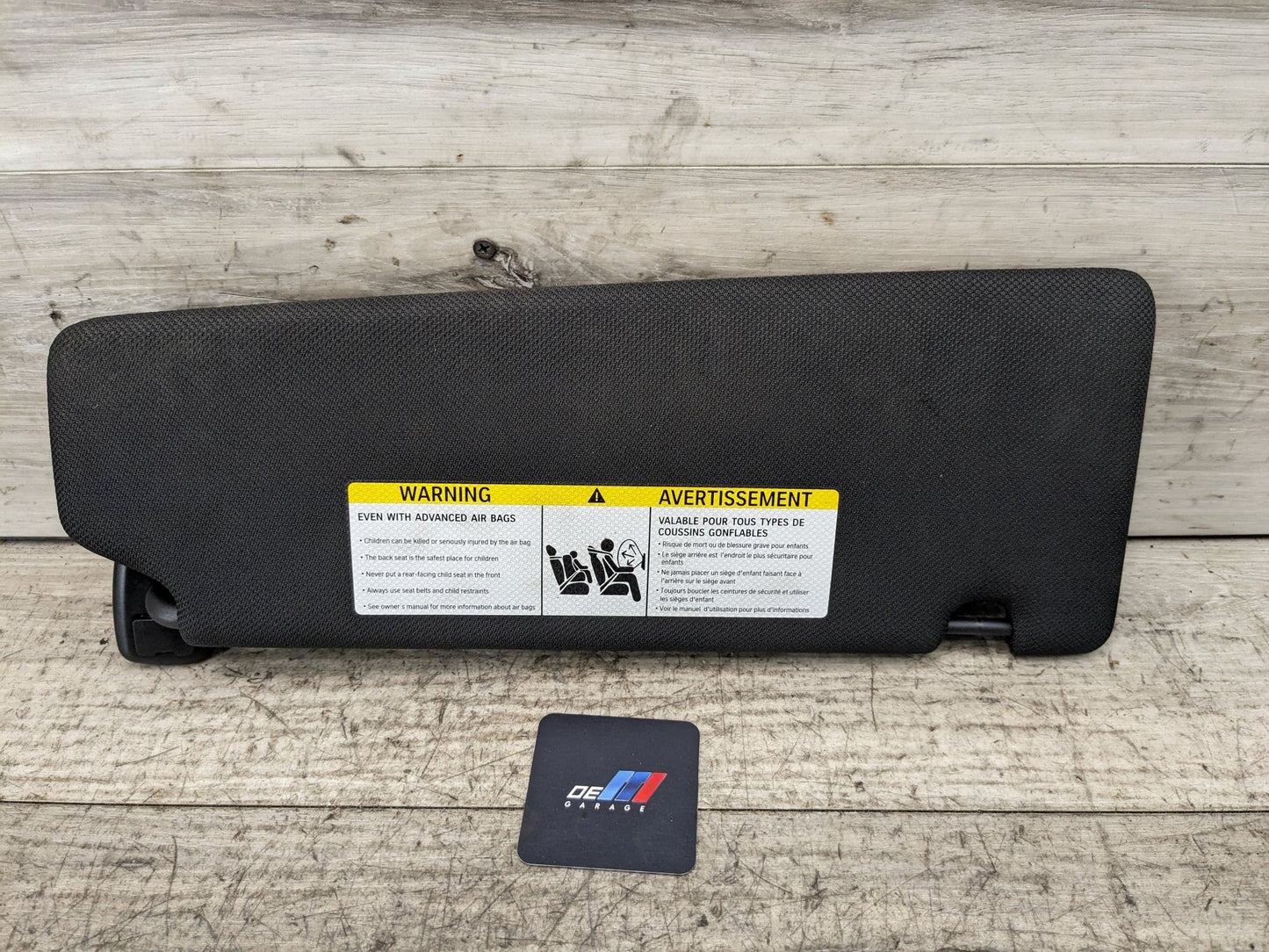 17-20 OEM BMW G30 F90 M5 Interior Left Driver Sun Visor Alcantara Black