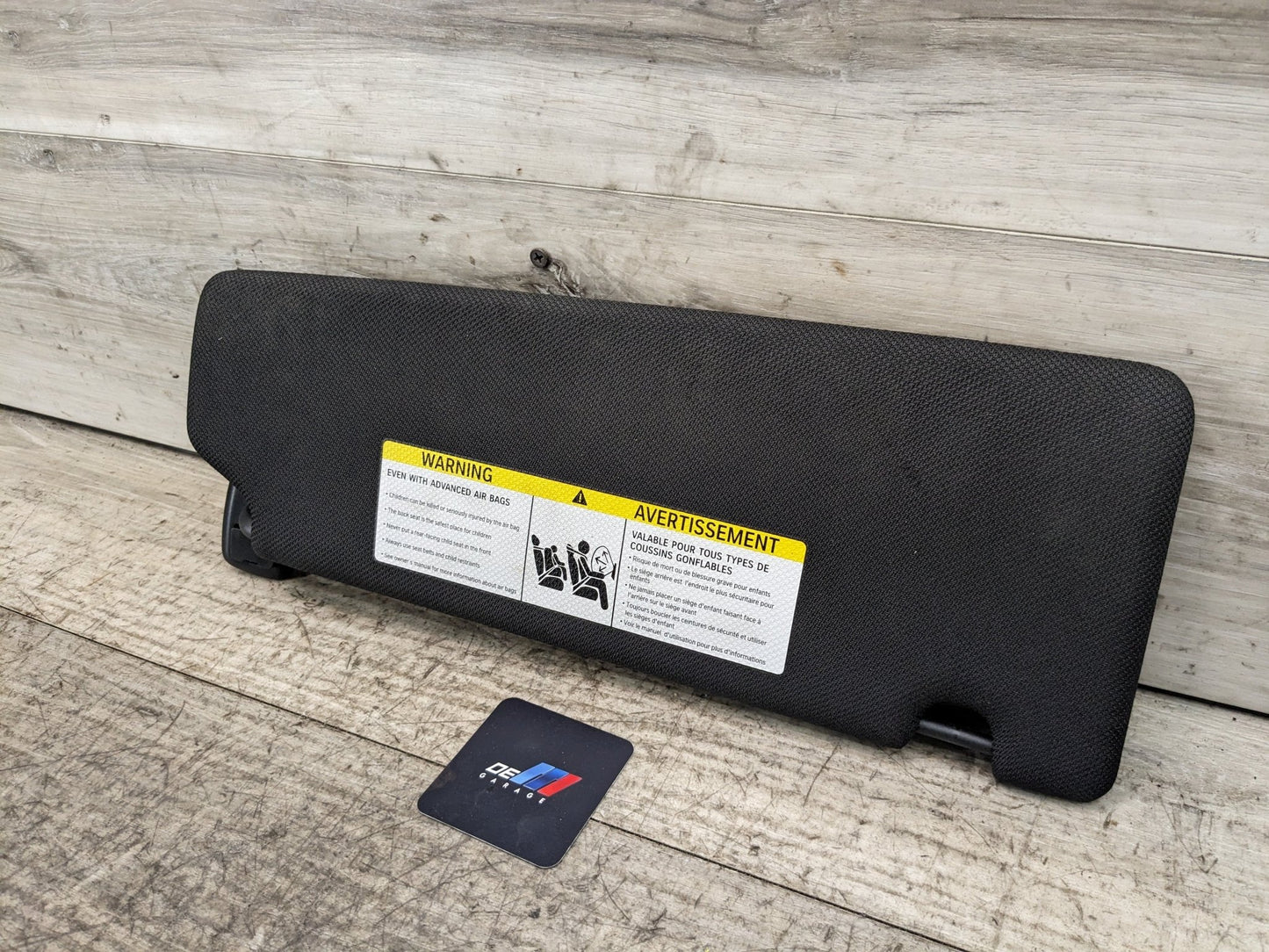 17-20 OEM BMW G30 F90 M5 Interior Left Driver Sun Visor Alcantara Black