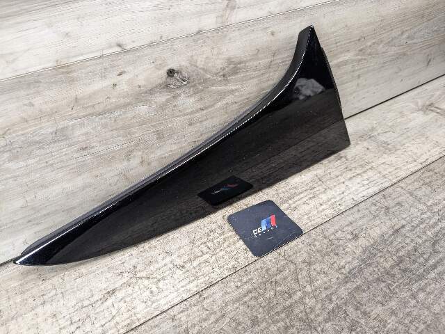 14-18 OEM BMW F15 X5 F85 X5M Tailgate Liftgate Trunk Right Spoiler Molding Wing*