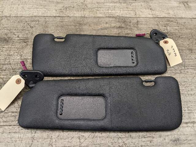 07-13 OEM BMW E88 E93 128 328 335 M3 Convertible Sun Visor Black Pair SET