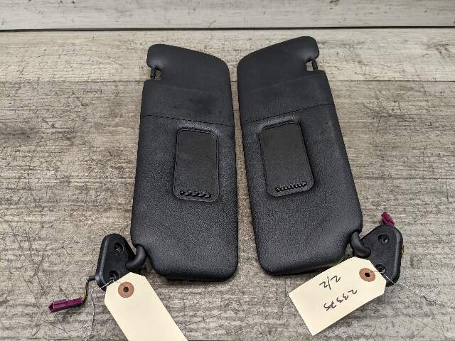 07-13 OEM BMW E88 E93 128 328 335 M3 Convertible Sun Visor Black Pair SET