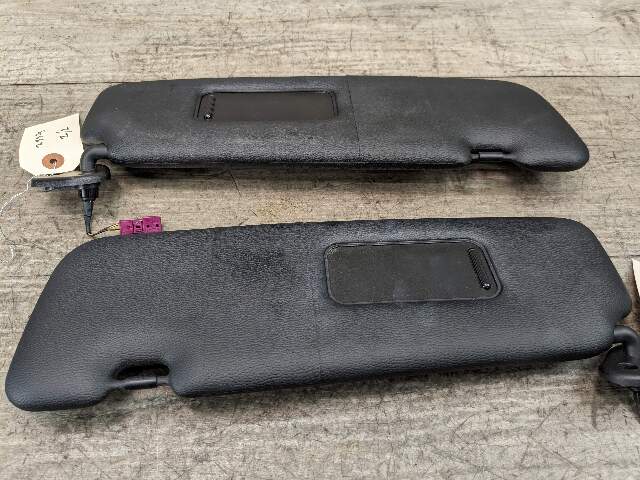 07-13 OEM BMW E88 E93 128 328 335 M3 Convertible Sun Visor Black Pair SET