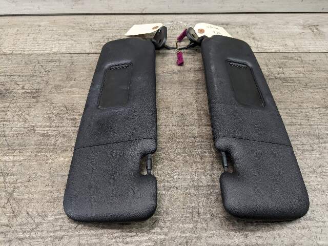 07-13 OEM BMW E88 E93 128 328 335 M3 Convertible Sun Visor Black Pair SET