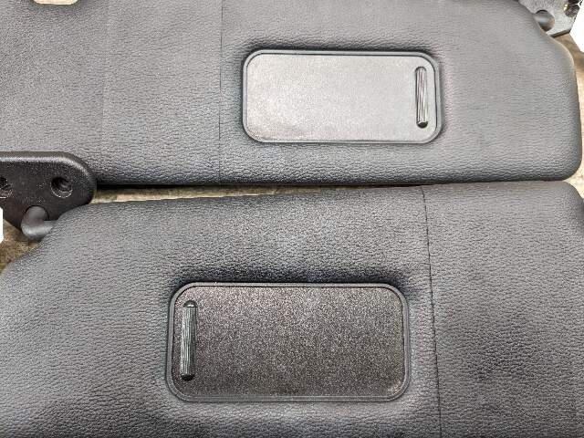 07-13 OEM BMW E88 E93 128 328 335 M3 Convertible Sun Visor Black Pair SET
