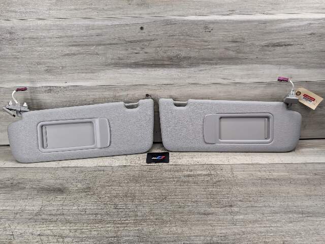 11-14 OEM BMW F25 X3 Left Right Driver Passenger Sun Visor Pair Black SET*
