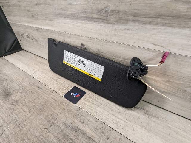 16-20 OEM BMW G12 740 750 Left Driver Side Sun Visor Alcantara Black