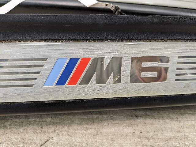 12-18 OEM BMW M6 F12 Front Door Sills Cover Illuminated Trim Scuff Plate SET*
