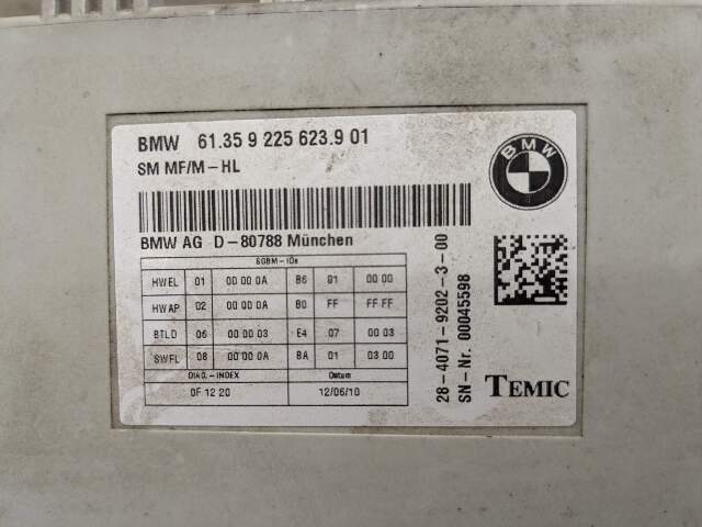 OEM BMW F01 F10 528 535 550 750 Front Left Right Seat Memory Control Module