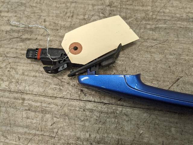 12-18 OEM BMW F30 F82 M3 M4 Front Left Driver Door Handle COMFORT ACCESS Blue