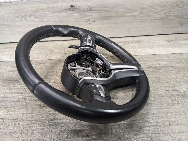 OEM BMW F80 F82 F83 F87 M2 M3 M4 Steering Wheel M SPORT Black Leather w/Shifters