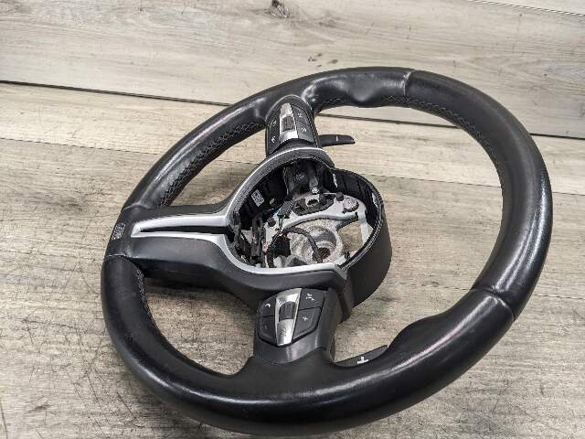 OEM BMW F80 F82 F83 F87 M2 M3 M4 Steering Wheel M SPORT Black Leather w/Shifters