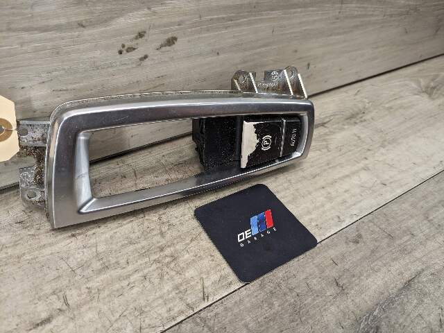 OEM BMW F06 F10 F13 F12 F25 X3 Parking Brake Auto Hold Switch w/ Trim Panel
