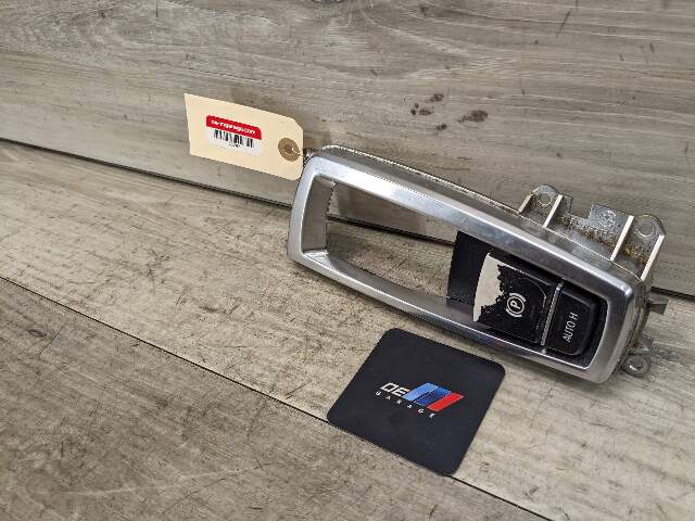 OEM BMW F06 F10 F13 F12 F25 X3 Parking Brake Auto Hold Switch w/ Trim Panel