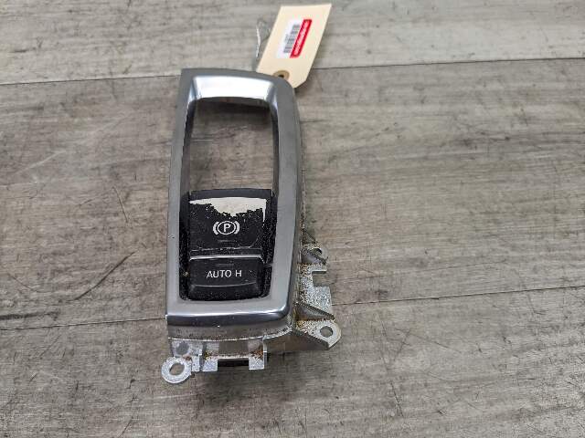 OEM BMW F06 F10 F13 F12 F25 X3 Parking Brake Auto Hold Switch w/ Trim Panel