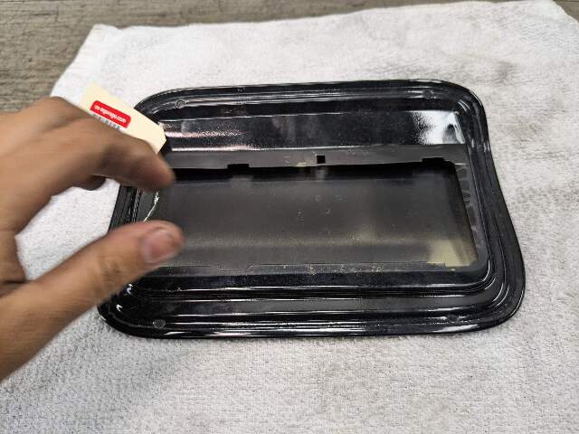 11-16 OEM BMW F10 528 535 550 M5 Sedan Rear Fuel Gas Tank Flap Lid Cover Black