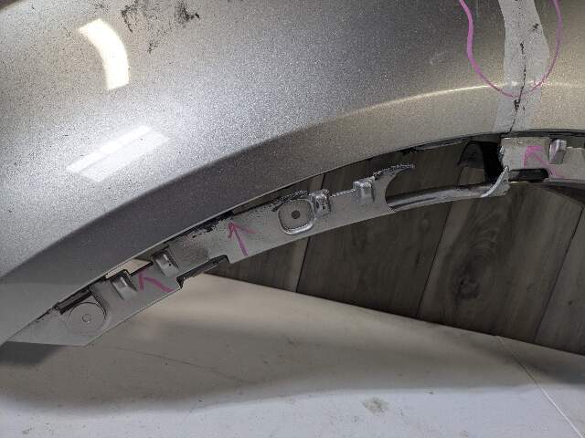 14-18 OEM BMW F85 X5M Front Left Driver Side Fender Panel Gray C28 *NOTE