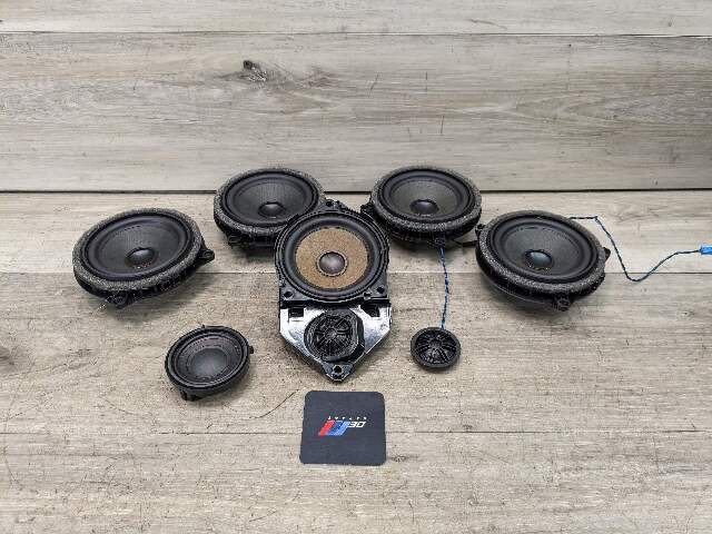 11-17 OEM BMW F25 F26 X3 X4 Stereo Audio Mid Range Speakers Hi-Fi SET