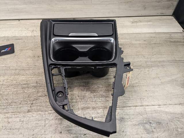 12-18 OEM BMW F30 F32 F33 Center Console Cup Holder Trim Cover Bezel