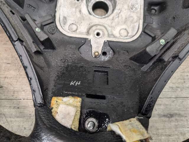 OEM BMW E82 E88 E90 E92 E93 Steering Wheel Black Leather BARE*