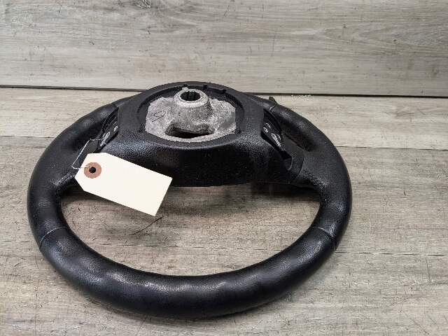 OEM BMW E82 E88 E90 E92 E93 Steering Wheel Black Leather BARE*