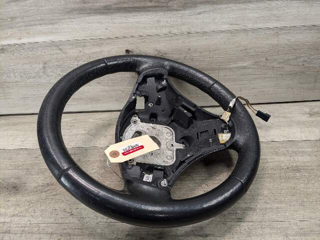 OEM BMW E82 E88 E90 E92 E93 Steering Wheel Black Leather BARE*