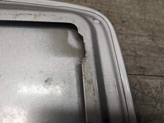 07-13 OEM BMW E90 E91 Rear Fuel Gas Tank Flap Lid Cover Silver*