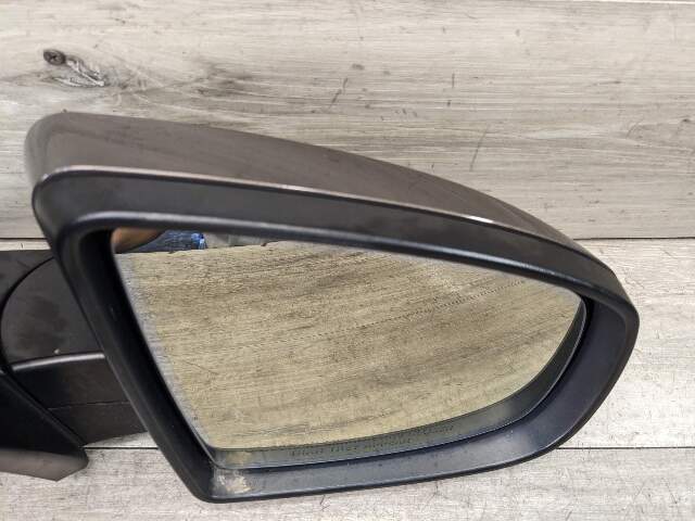 10-13 OEM BMW E70 X5M Right Side Power Folding Mirror Assembly Camera Brown