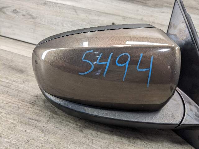 10-13 OEM BMW E70 X5M Right Side Power Folding Mirror Assembly Camera Brown