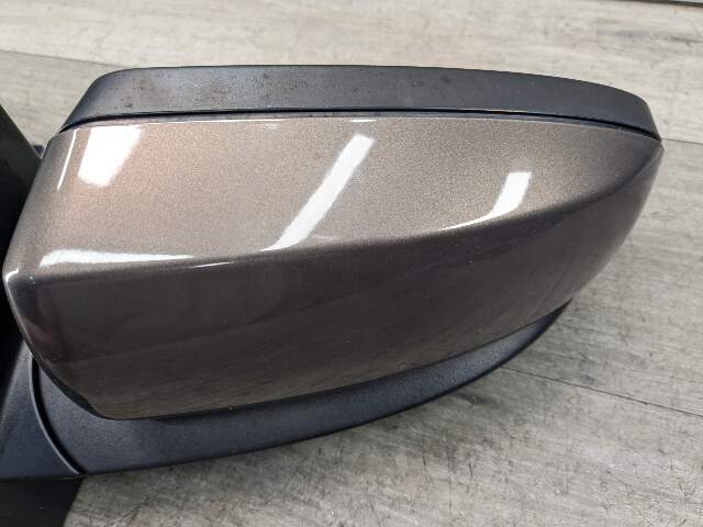 10-13 OEM BMW E70 X5M Left Side Power Folding Mirror Assembly Camera Brown*