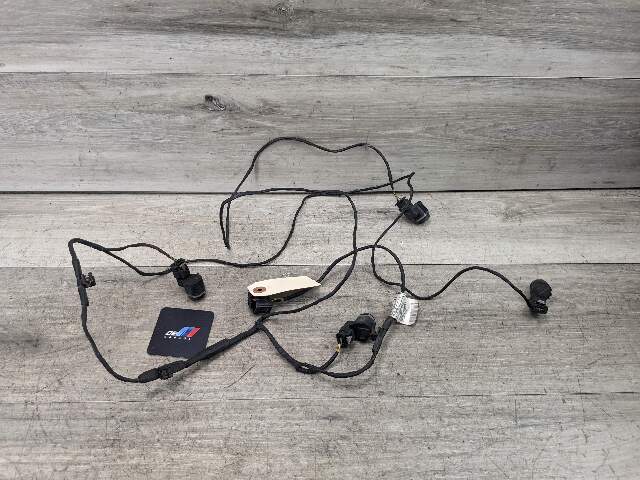 OEM BMW E70 X5 LCI Rear Parking Distance Sonic Sensors PDC Wire Harness Brown*