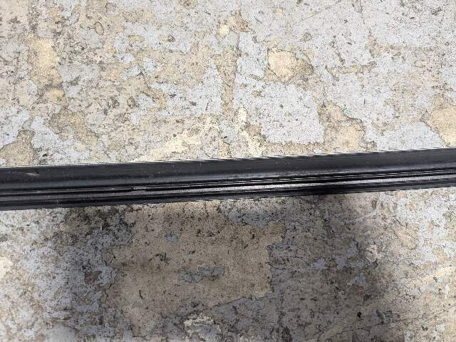 OEM BMW E70 X5 Front Left Driver Side Windshield Drip Rail Cover Trim Brown