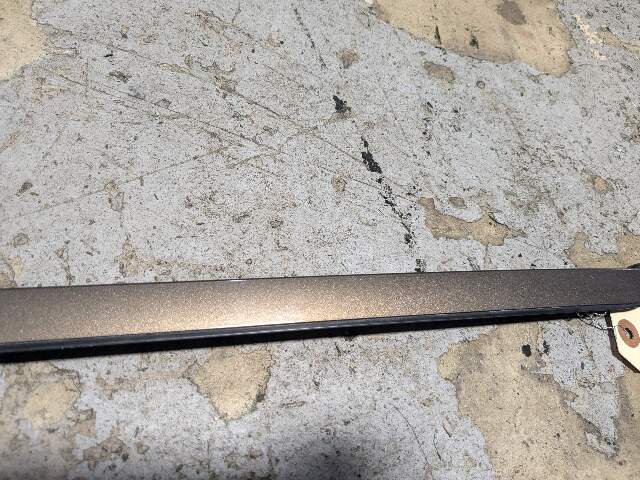 OEM BMW E70 X5 Front Left Driver Side Windshield Drip Rail Cover Trim Brown