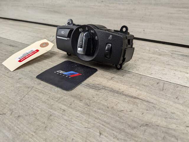 10-18 OEM BMW F13 F10 F06 F25 Headlight Switch Control Panel Light Module BLACK