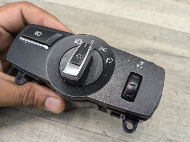 10-18 OEM BMW F13 F10 F06 F25 Headlight Switch Control Panel Light Module BLACK