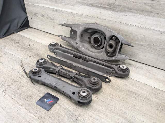OEM BMW E82 E90 E92 Rear Left Lower Upper Suspension Control Arm Wishbone SET