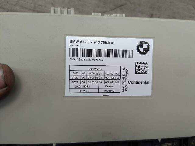 PRE-LCI OEM BMW F90 G01 G12 G30 M5 X3 Front Driver Passenger Seat Memory Module