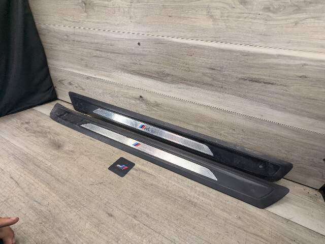 14-17 OEM BMW F32 F82 Left Right Side M SPORT Door Sills Cover Trim SET