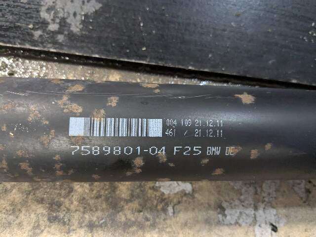 11-17 OEM BMW F25 F26 X3 X4 Rear Driveshaft Axle Drive Shaft Assembly