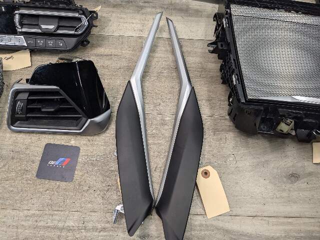 OEM BMW G20 330 M340 Central Console Dash Panel Aluminium Interior Trim SET