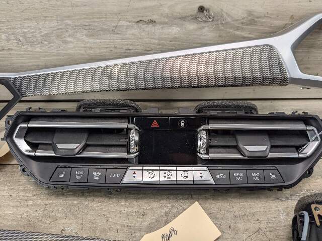 OEM BMW G20 330 M340 Central Console Dash Panel Aluminium Interior Trim SET