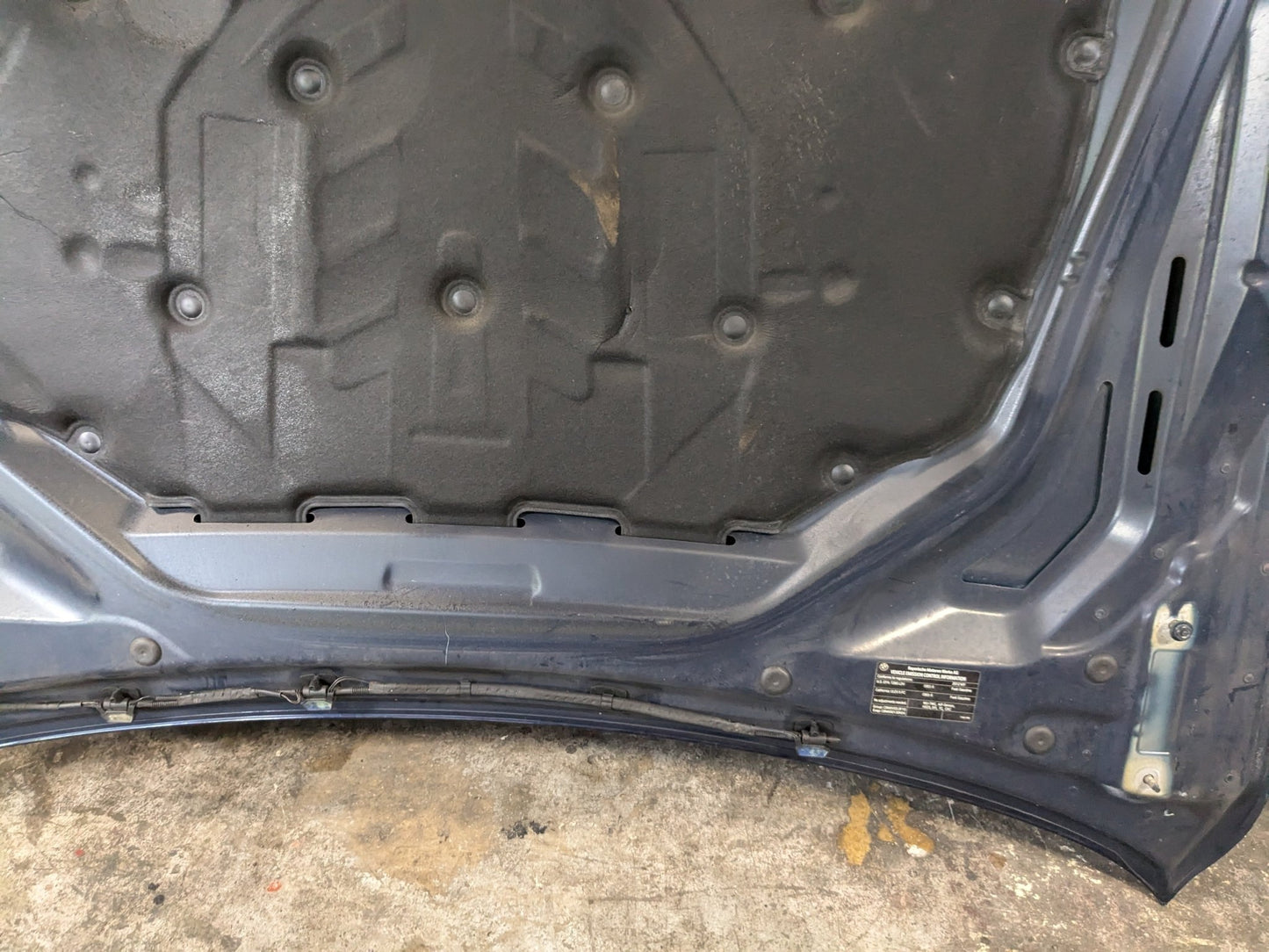 11-16 OEM BMW F10 528 535 550 Hood Bonnet Panel Shell Blue A89
