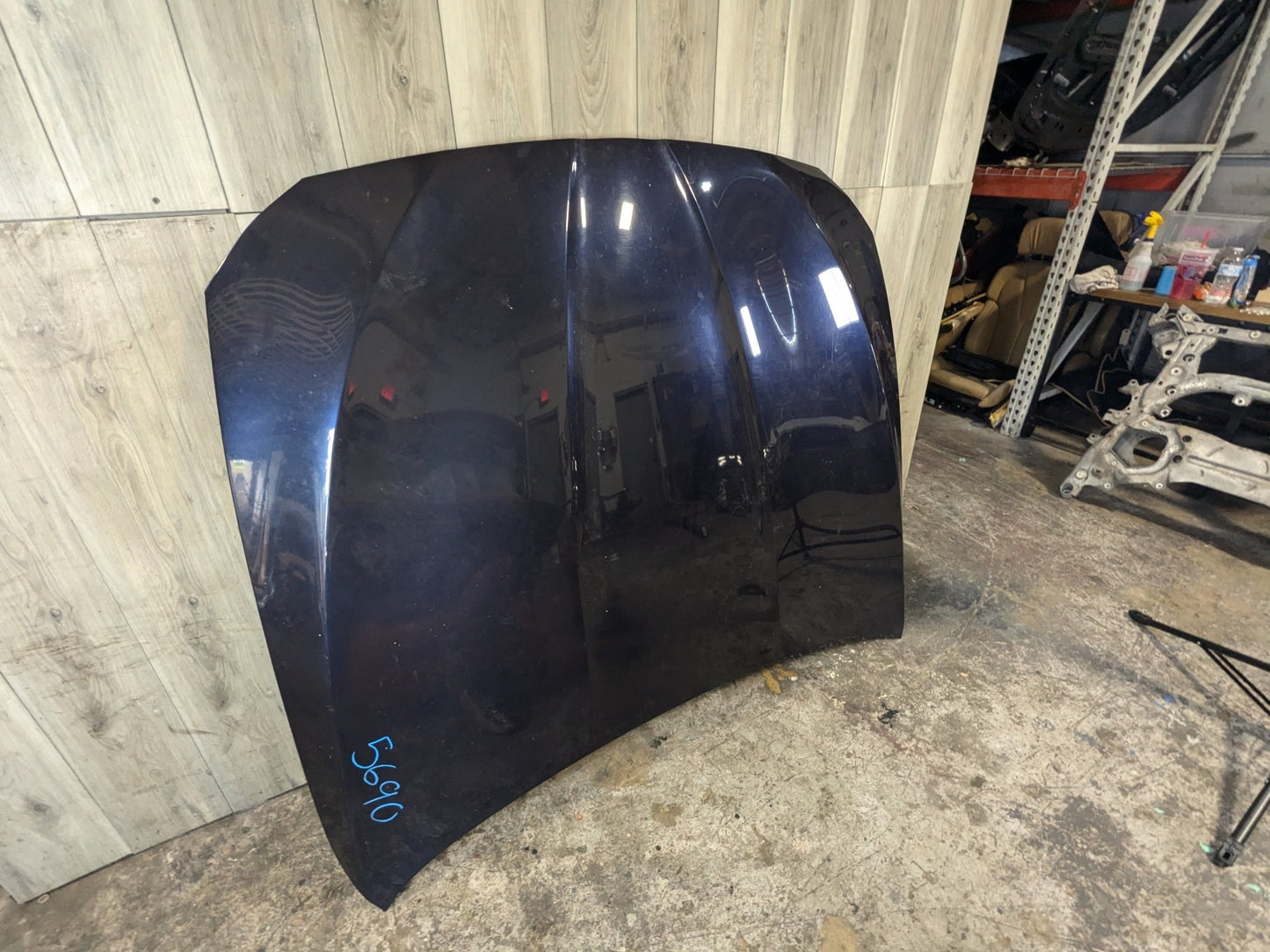 11-16 OEM BMW F10 528 535 550 Hood Bonnet Panel Shell Blue A89
