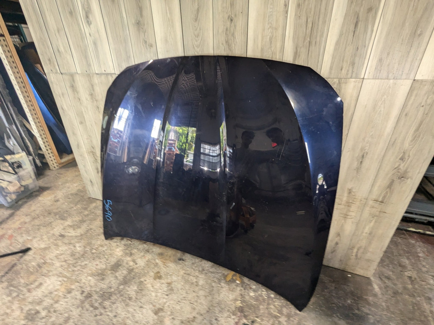 11-16 OEM BMW F10 528 535 550 Hood Bonnet Panel Shell Blue A89