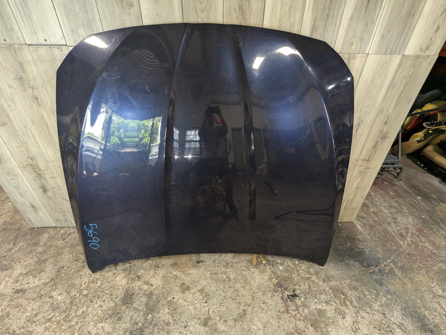 11-16 OEM BMW F10 528 535 550 Hood Bonnet Panel Shell Blue A89
