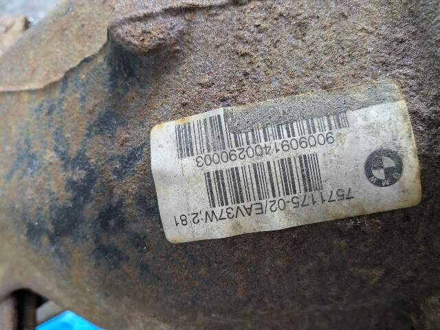 09-11 OEM BMW E90 E91 E92 E93 335d Diesel Rear Differential Axle Carrier 2.81