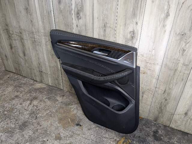 OEM BMW G01 X3 REAR Left Driver SIde Interior Door Panel Card Trim Cover Black