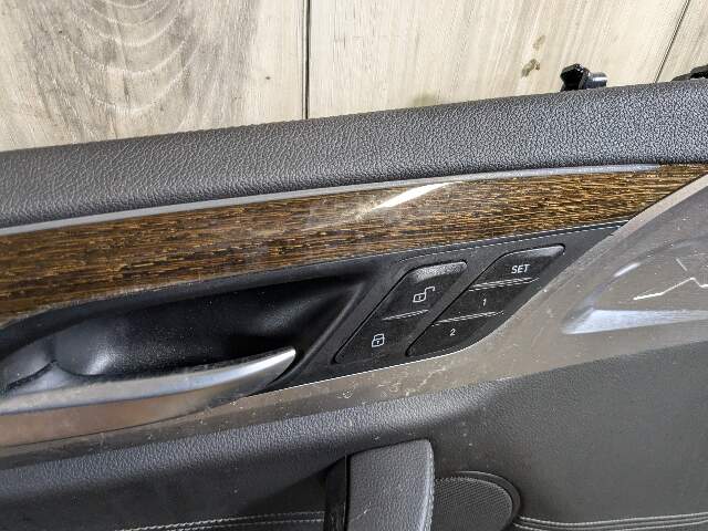 OEM BMW G01 X3 FRONT Left Driver SIde Interior Door Panel Card Trim Cover Black