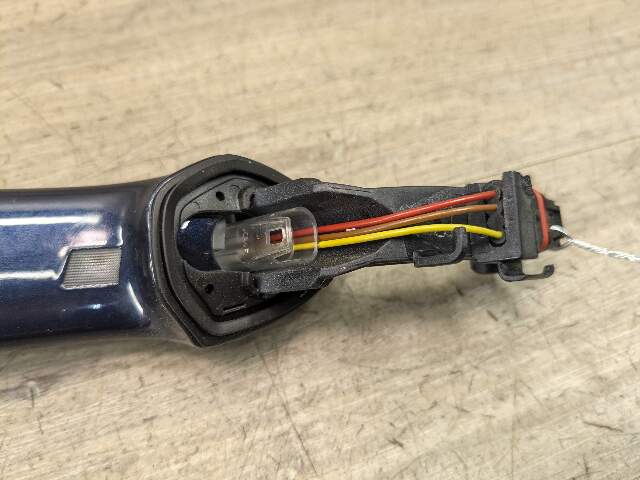 17-22 OEM BMW G30 F90 M5 COMFORT ACCESS Rear Left Door Handle Blue A89