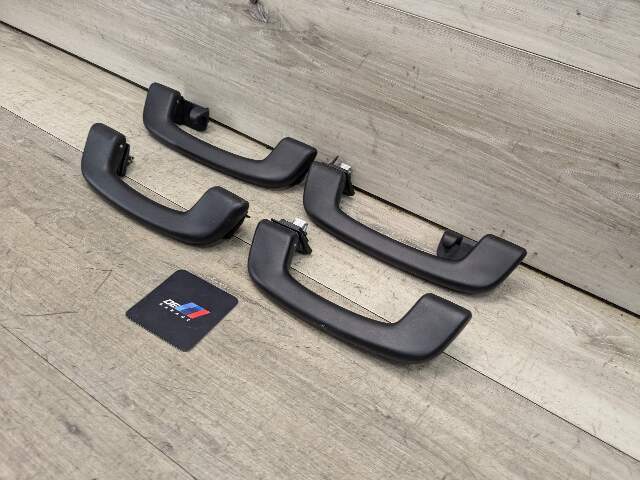 17-23 OEM BMW G30 520 530 540 M550 Interior Roof Top Grab Handle SET Black